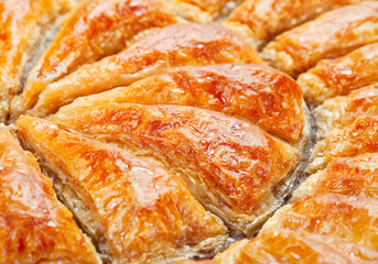 Baklava background