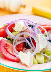 Fresh vegetable salad