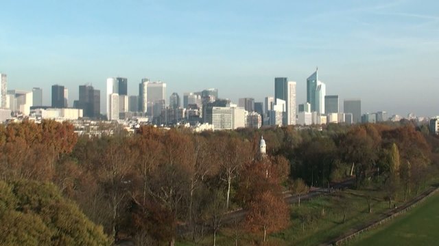 LA d&eacute;fense vu d'en haut