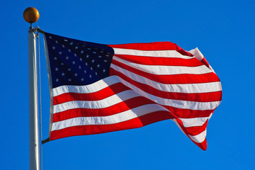 American Flag Flying