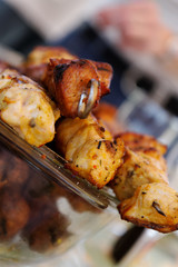 grillade sur barbecue