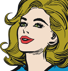 rostro de una mujer hermosa