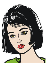 rostro de una mujer hermosa