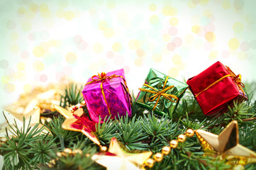christmas gifts background