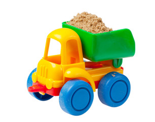 Colorful toy truck