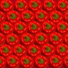 Red ripe paprika background
