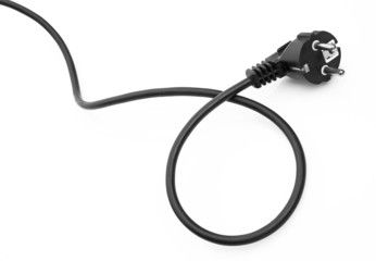 Black electric cable