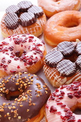 delicious and sweet donuts