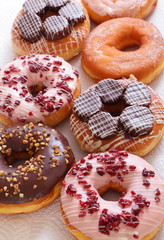 delicious and sweet donuts