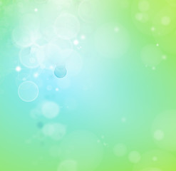 Abstract blue green blurs background