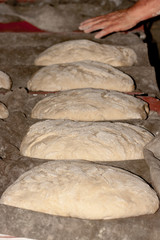 Pan reposado listo para el horno