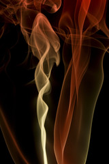 Naklejka premium colored smoke