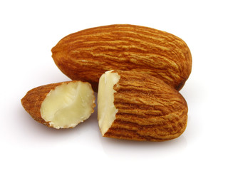 Almonds kernel in closeup