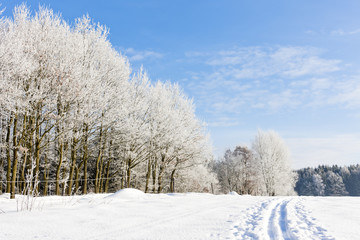 winter landscape, Czech Republic