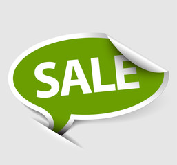 Vector Sale speech bubble