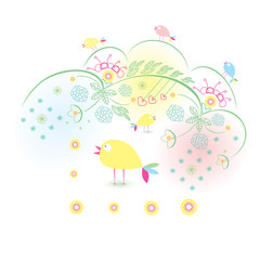 Abstract Nature background for design