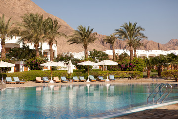 pool of the hotel