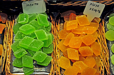 Gelatine di frutta e canditi