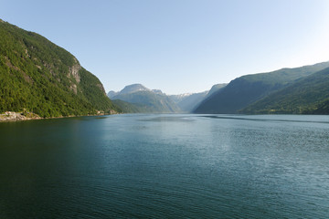 Norwegian fjord.