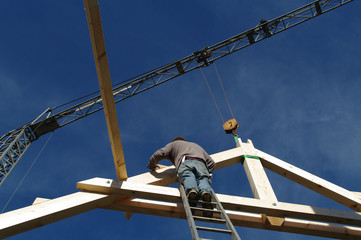 construction de maison - charpentier
