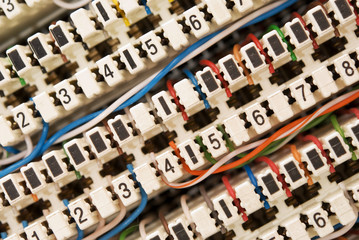 Connector network background