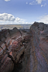 Obraz premium lava crevasse