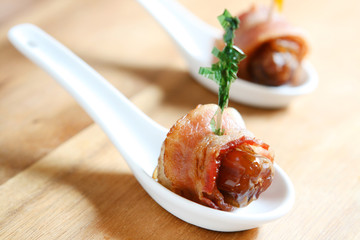 Bacon Wrapped Dates