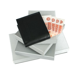 Wallet and gift boxes