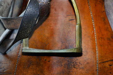 selle,cheval,étrier,pied,cuir,équestre
