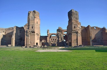 Fototapeta na wymiar Terme di Caracalla - Body Central