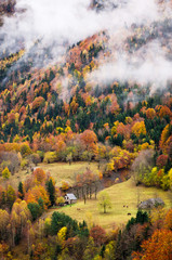valley in autumn
