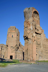 Terme di Caracalla - Colonna della sala absidata