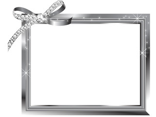 Silver frame