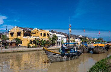 Fototapeta na wymiar Hoi An Fishing Harbour