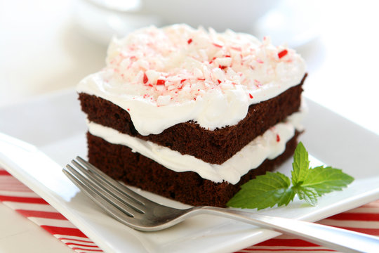 Chocolate Cake With Peppermint