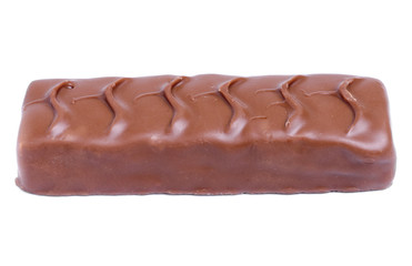 chocolate bar isolated on white background