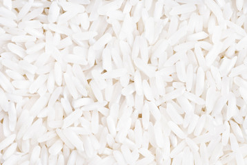 close up of white rice cereal food as  background