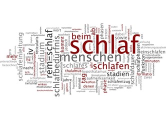 Fototapeta premium Schlaf