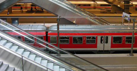 Train at the station