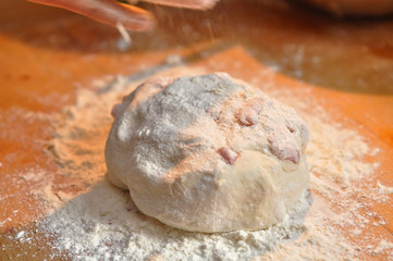 Pâte a pain aux lardons