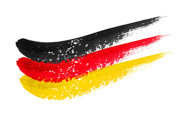 brushstroke flag Germany