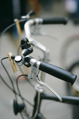 Fahrrad mit Klammern
