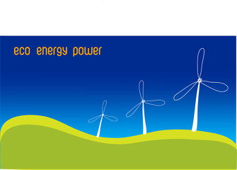 Green Eco Energy Power renewable concept