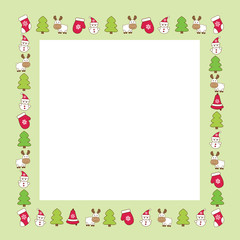 Fototapeta premium raster funny christmas background