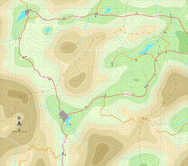 Relief map