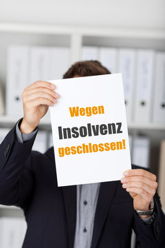 wegen insolvenz geschlossen