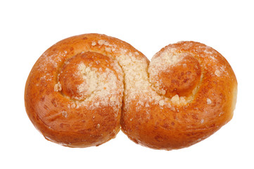 one large sweet roll