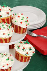 Christmas cupcakes