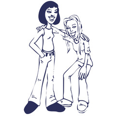 Copines qui rigolent