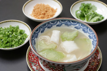 Chinese cod & gourd soup
